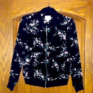 Bomber jacket floral